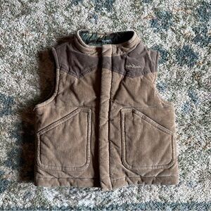 Y2K Osh Kosh Reversible Vest- Corduroy/Camo